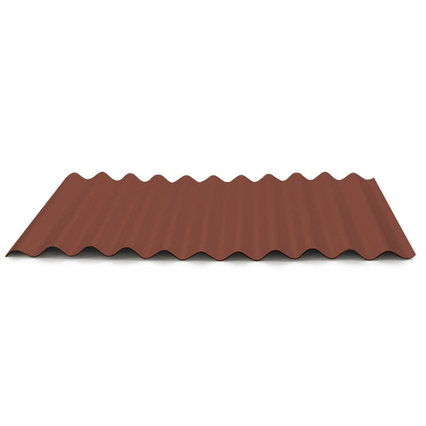 5/8" Corrugated Panel - Country Red - 26 Gauge