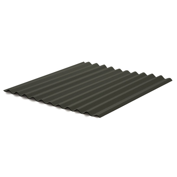 5/8" Corrugated Panel - Burnished Slate - 26 Gauge