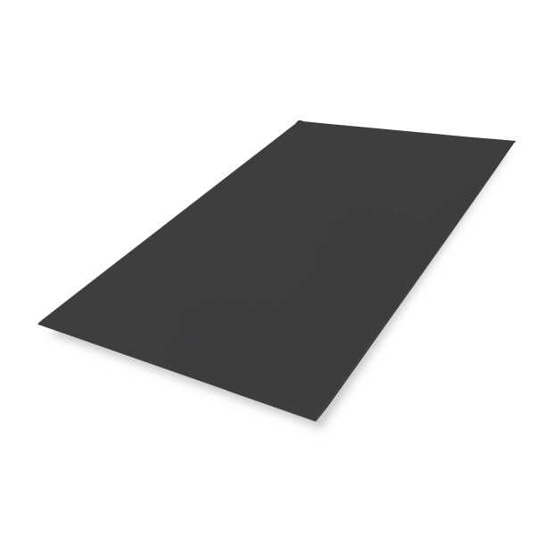 Flat Sheet Matte Black 24 Gauge 42.75" x 120" Steeldash