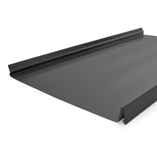 Snap Lock Standing Seam Metal Panel - Matte Black - 24 Gauge – Steeldash