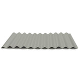 5/8" Corrugated Panel - Ash Gray - 26 Gauge
