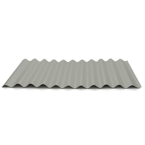 5/8" Corrugated Panel - Ash Gray - 26 Gauge